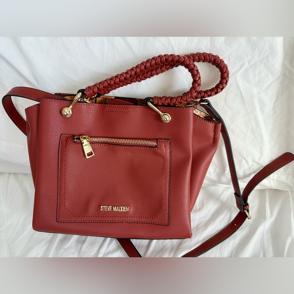 Steve Madden Burnt Orange Bucket Bag